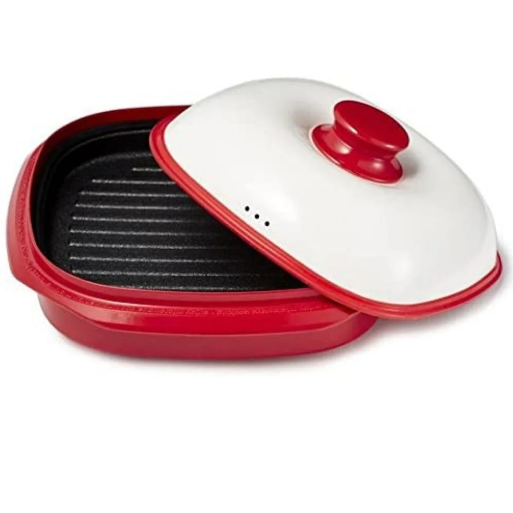 Rangemate Square Microwave Grill w/ Recipe Book